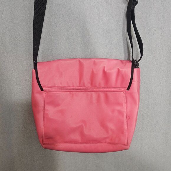 Kate Spade Nylon Messenger Bag Pink Computer Laptop Crossbody Utility Purse - Picture 3 of 10